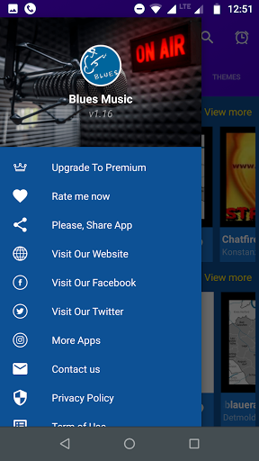 Blues Music App: Blues Radio Screen 2