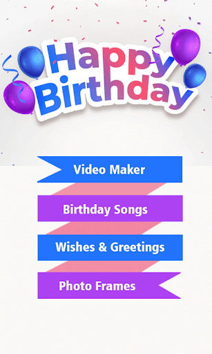 Birthday Wishes Musical Video Screen 2