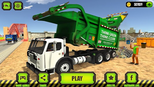 Trash Dump Truck Driver Game Unknown