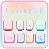 Simple Colorful Keyboard icon