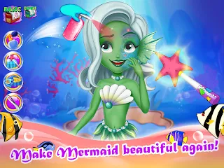 Mermaid Princess Waxing, Hair  - Screenshot 1