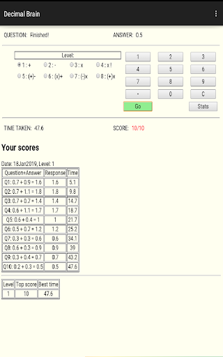 Decimal Brain Screen 3