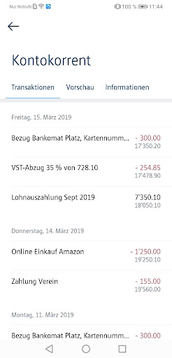Clientis Sparkasse Sense Screen 3