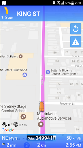 Android application SmartTruckRoute for Australia screenshort