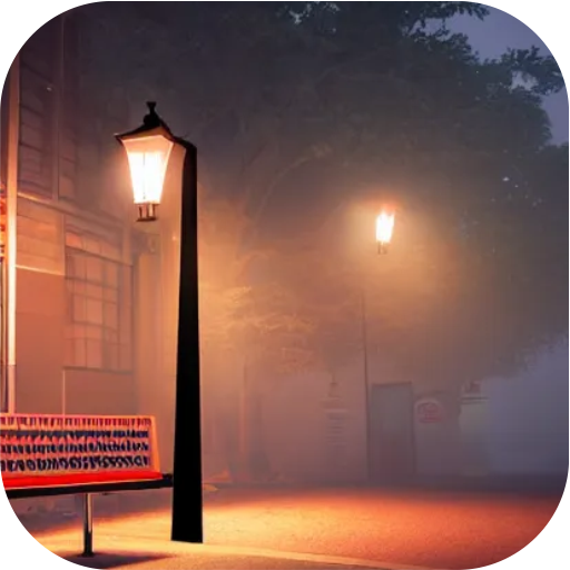 Street Light Fog Wallpaper HD