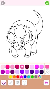 Dino Coloring:Toddler Coloring