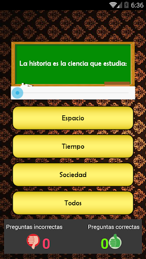 Cuanto sabes de Historia Screen 3