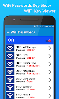Wifiパスワードキーショー＆Wifi接続のおすすめ画像1