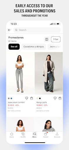 Screenshot of PULL&BEAR: Fashion and Trends