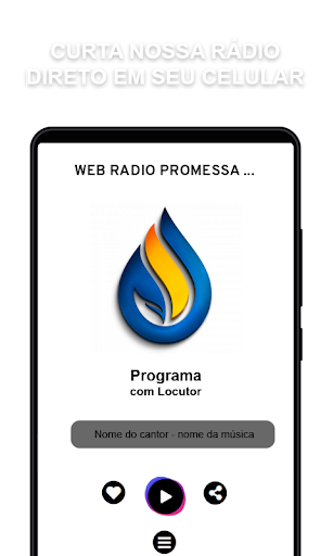 Android application WEB RADIO PROMESSA VIVA screenshort