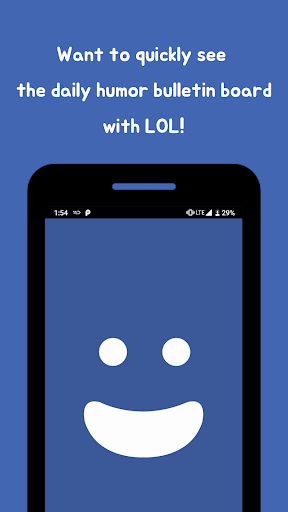 Android application LOL - One place for humor bull screenshort