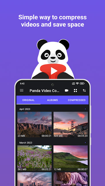 Video Compressor Panda Resizer APK [Premium MOD, Pro Unlocked] For Android 1