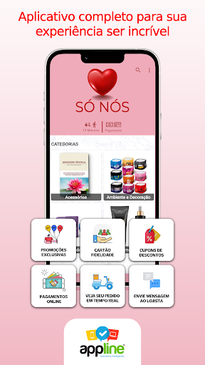 Android application Só Nós screenshort
