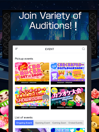 Screenshot of SHOWROOM-video live streaming