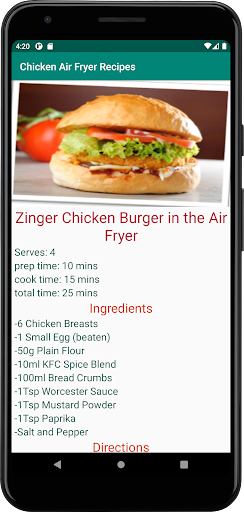 Chicken Airfryer Screen 2