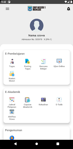 SIMS SMPN 1 MUNCAR Screen 2