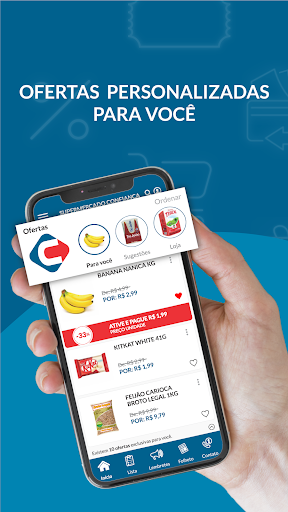 Android application Supermercado Confiança screenshort