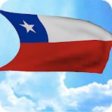 3D Chile Flag Live Wallpaper icon