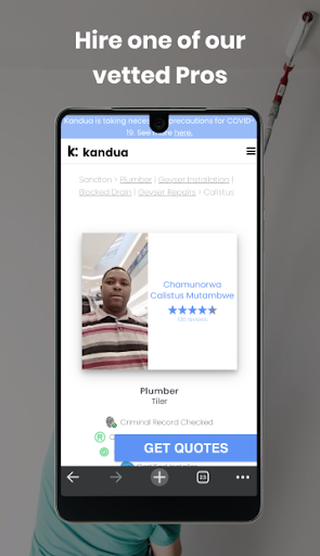Kandua: Hire a Pro Screenshot 3 - AppWisp.com