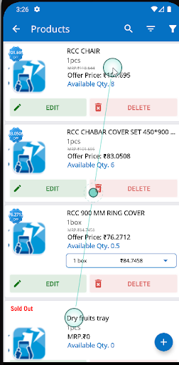 Android application ClickNBuy Admin APP Demo screenshort
