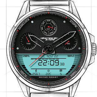 Octane Watch Face & Clock Widget Varies with device APK screenshots 14