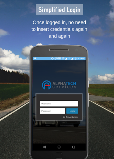 Android application AlphaTrack - Vehicle Tracking screenshort