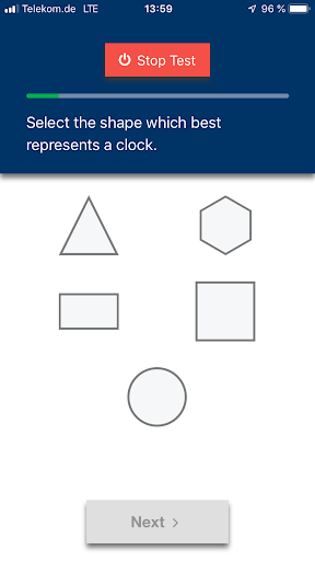 DST - Dementia Screening Test Screen 3