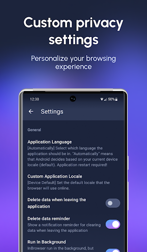 Screenshot of InBrowser - Incognito Browsing