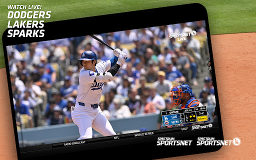 Screenshot of Spectrum SportsNet: Live Games