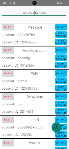 Key Chain Screen 3