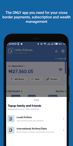 Android application Payscribe screenshort
