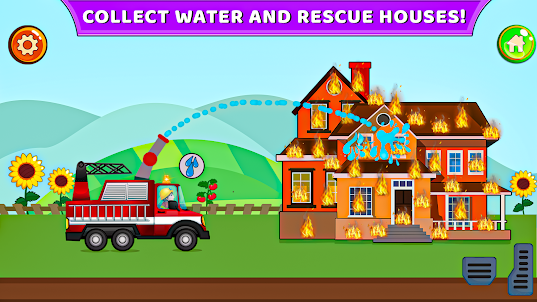 Pro Fire Truck Games for Kids
