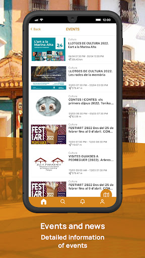 Pedreguer App Screen 2