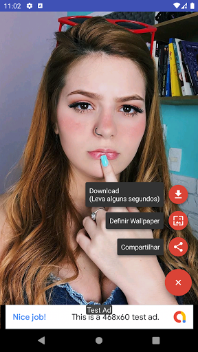 Android application Wallpapers ViihTube fanclube screenshort