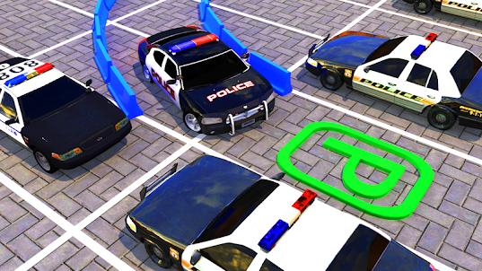 Modern Police Car Parking Sim