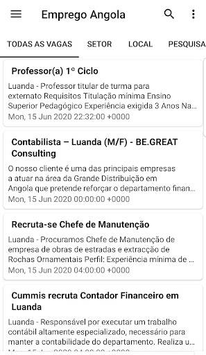 Emprego Angola Screen 3