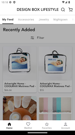 Android application DESIGN BOX LIFESTYLE screenshort