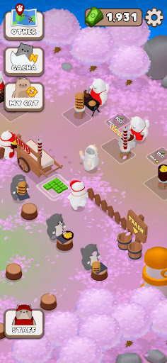 Android application Burger Cat - Idle tycoon screenshort