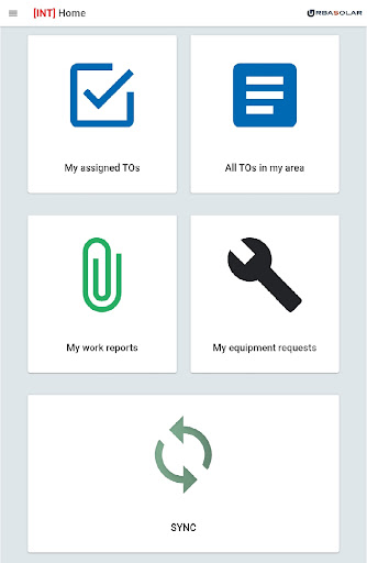 Android application URBASOLAR GMAO screenshort