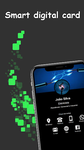 Android application Facecard - Digital card screenshort