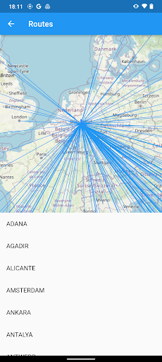 Flight Routes / Flight Plan Screen 2