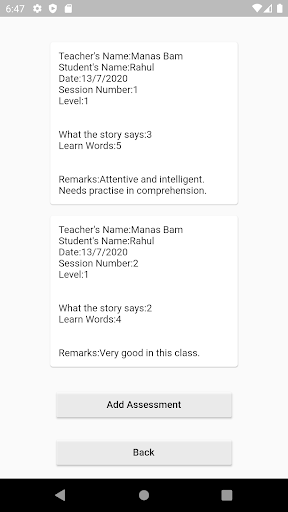 Android application Aasha Foundation screenshort