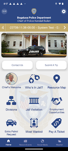 Android application Bogalusa Police Department screenshort