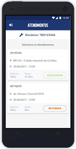 Android application VOAR Mobile screenshort