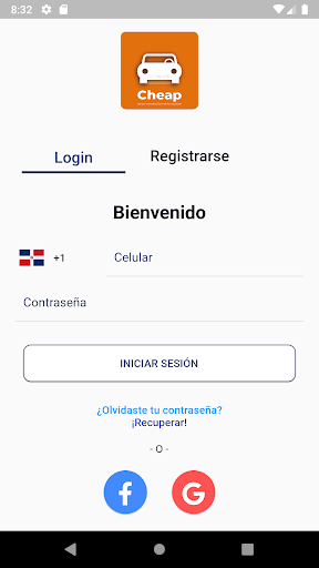 Android application Cheap Delivery screenshort