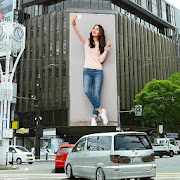 Street Photo Billboard Poster