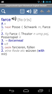 Englisch - Deutsch Wörterbuch 