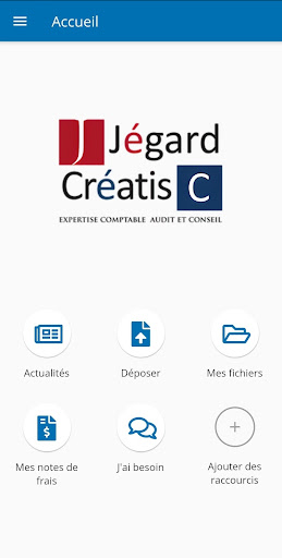 Android application Jégard Créatis screenshort