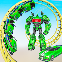 Roller Coaster Robot Car Games: Multi Robot Game