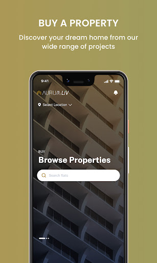 Android application Aurum Liv screenshort
